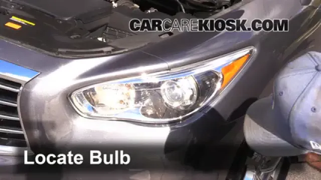 2013 Infiniti JX35 3.5L V6 Luces Luz de marcha diurna (reemplazar foco)